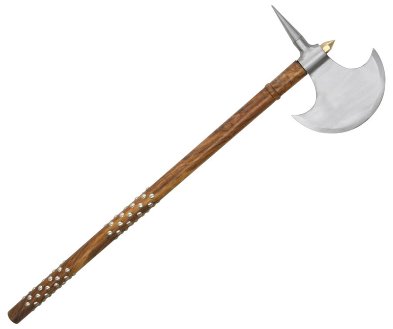 Studded Battle Axe